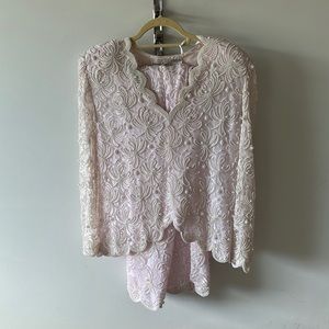Laurence Kazar Pink Pearl Dress